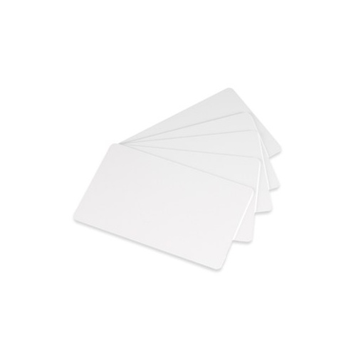 Cards .76mm PVC Food Safe White Dual Sided CR80