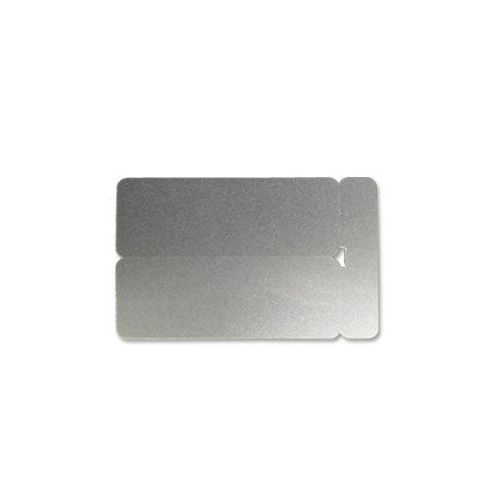 1.3mm Silver Double Name Badge