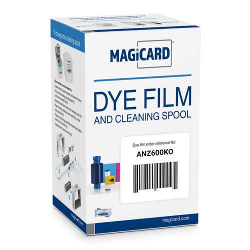 Magicard Black With Overlay - 600 Yield
